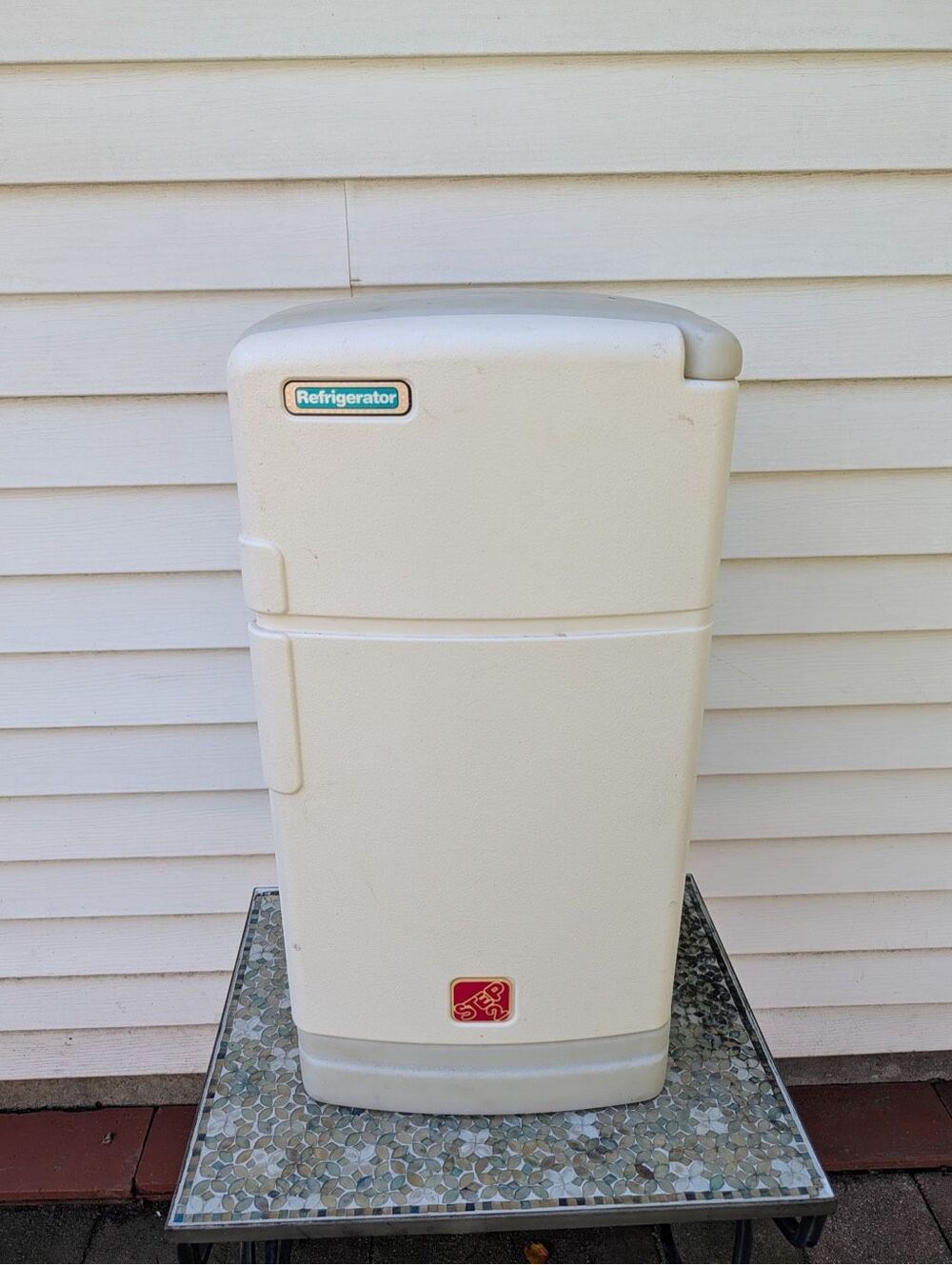 Vintage Step 2 Pretend Play Refrigerator Child Size Toddler step2 kitchen